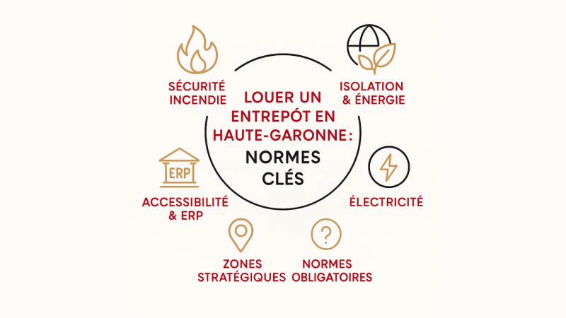 louer un entrepôt aux normes à Toulouse