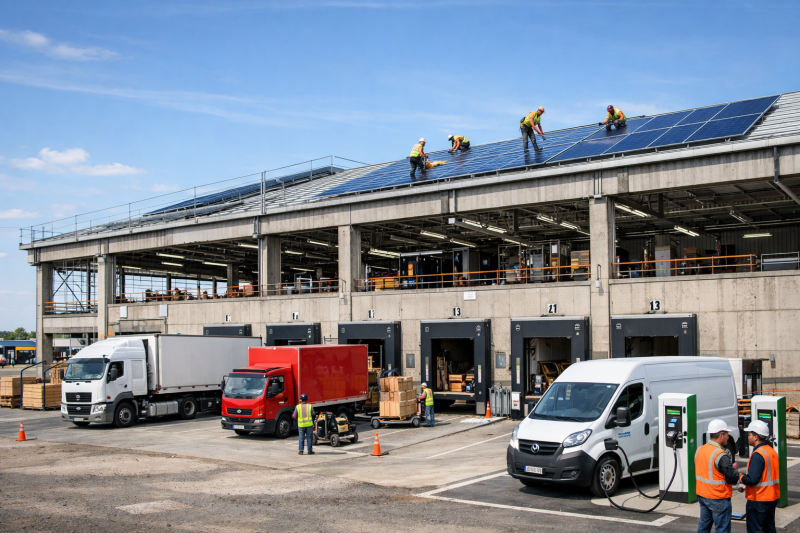 ACHAT ENTREPÔT LOGISTIQUE BRUN