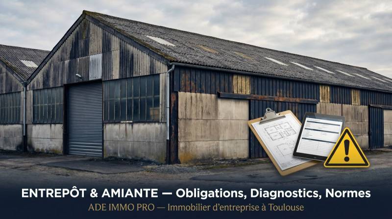 entrepôt et amiante à Toulouse