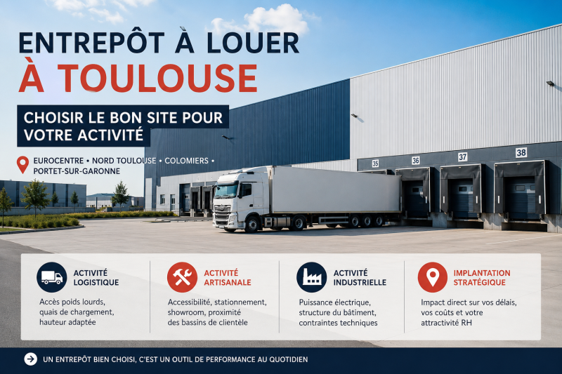 louer sont entrepôt en haute Garonne